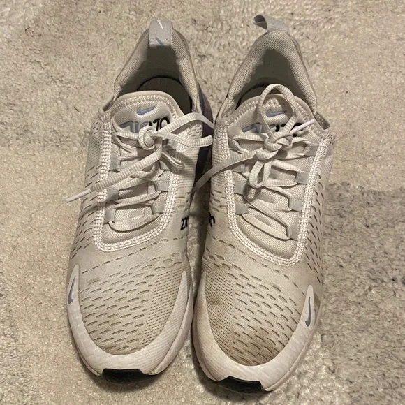 NOT FOR SALE Nike Air Max 270 Cream and Purple Women’s Sneakers - Picture 4 of 12